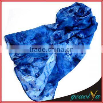 Chiffon Bluelover Printing Fashion Scarf 2013-2014