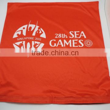 Hot sales good quality custom design orange spandex chair cover