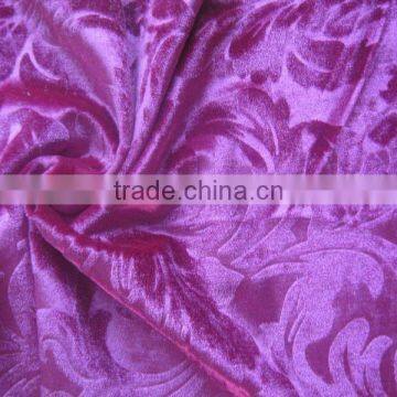 100% polyester garment velvet fabric