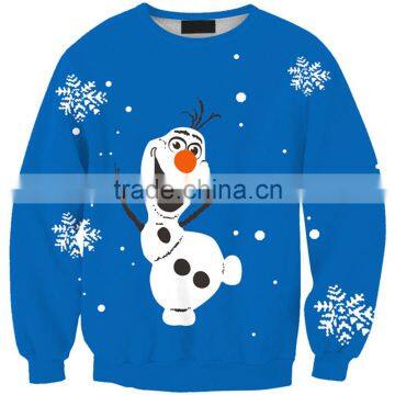 Latest design christmas custom pullover sweatshirts