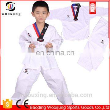 Martial arts sports kids taekwondo uniform tae kwon do uniform