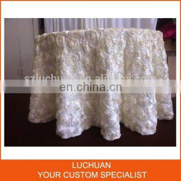 New Fancy Rectangle White Materials in Table Skirting photo-5