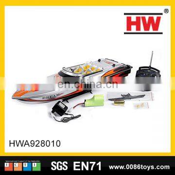 Mini 3 channel high speed rc boat for kids