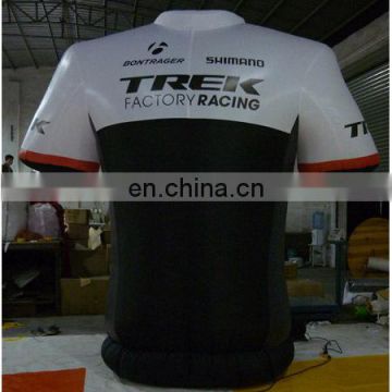 Inflatable advertising Replica/inflatable black and white T-shirt with full digital printing