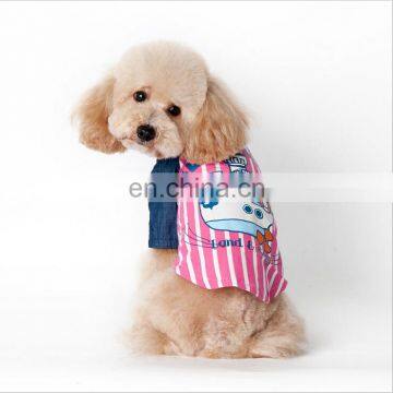 2 Colors Summer Wear Blue Ocean Sailing Boat The Dog Vest Pet Clothing Vest