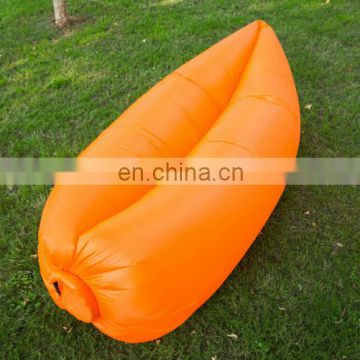 Inflatable lounge bag hammock air bed banana sofa