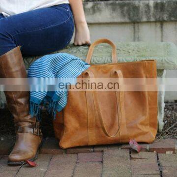 leather tote bag buyer logo women india