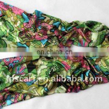 fashion printed scarves and shawls with silk touching. JDY-060 col.A02#