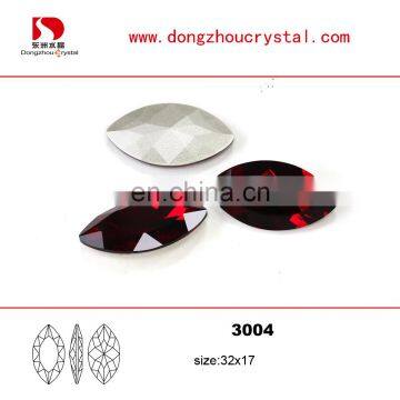 Siam horse eye Crystal Fancy Stone For Jewelry accessories