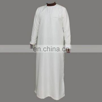 mens Thobe - Arabian man thobe - Muslim Men's thobe thoub thaub thawb - custom 100% cotton fashionable Mens thobe with rib abaya