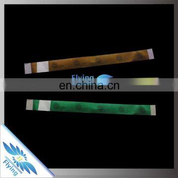 wholesale cheap waterproof eco-friendly logo available disposable tyvek paper wristband