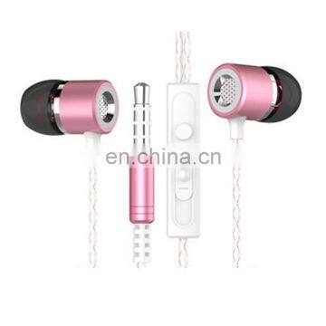 HIFI Noise Canceling Metal Mobile Earphone for Samsung