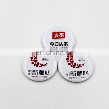 Customized magnetic name button badge