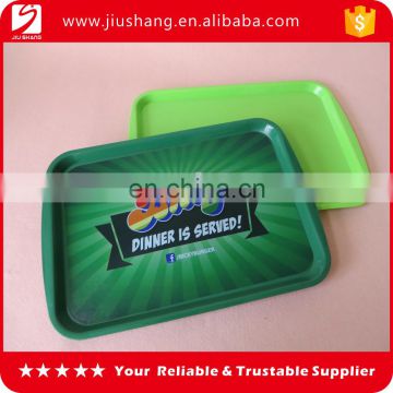 Large melamine serving tray with custom logo