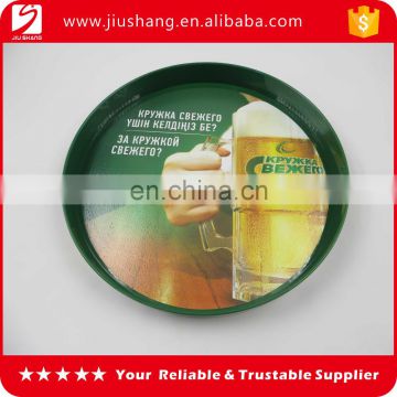 Hot sale custom round plastic serving tray