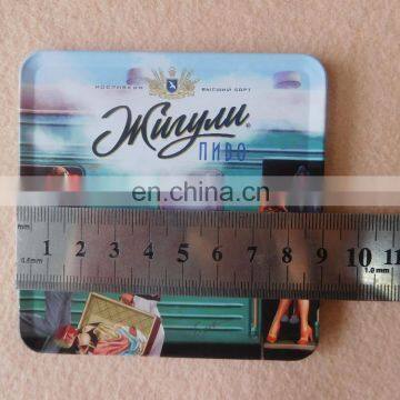 Wholesale Square Metal Tin Cup Coaster With Cork Back photo-6