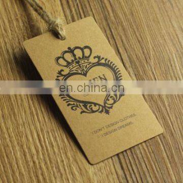 New Fashion Custom Craft Paper Garment Clothing Hang Tags