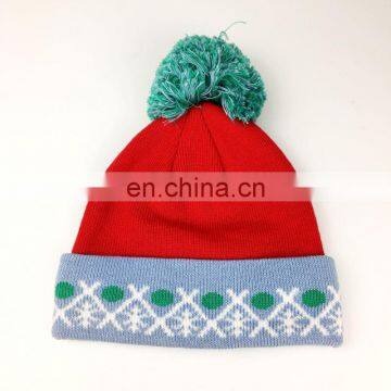 Good Quality Jacquard Cotton/ Acrylic Knitted Beanie,Knitted Hat,Winter Hat photo-4