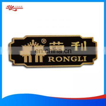 metal name plate and industry name plate with self adhesive sticker