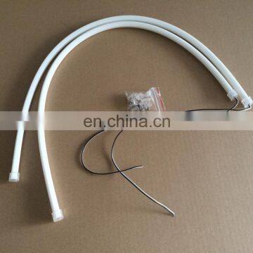 Universal 2x60cm Car Led Flexible DRL With Running Turn Signal Car Headlight Flow Turn Light photo-2