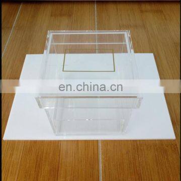 Custom Flower Box Acrylic Multi Function Decorative Gift Box acrylic single flower box