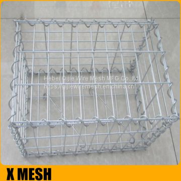 High security 50x100mm opening hexagonal gabion basket for Stone Bench