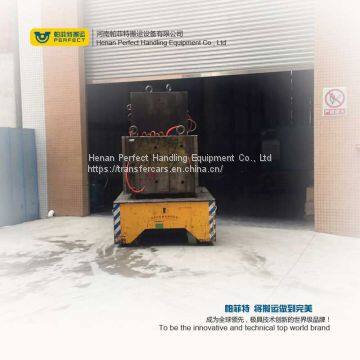 30T Capacity Battery Trackless Transfer Cart for Steel Structure Transport photo-5