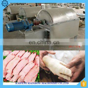 Professional Semi-automatic Sheep Pig Beef Trotter Dehairer Machine Pig Feet Hair Removing Machine photo-2