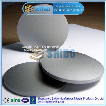 Factory Direct Supply Molybdenum Disc, Molybdenum Round Sheet, Plate