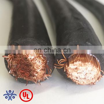 AWG 4/0 3/0 2/0 1/0 Flexible Wire Stranded Electric Welding Cable PVC Insulated Wires Flexible Cable