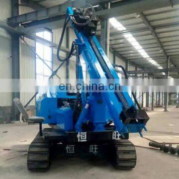 Hydraulic sheet pile driver machine solar hammer pile driver machine