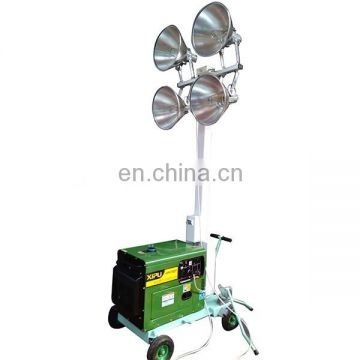 cheap price HW-1000 Outdoor Mobile Lighting Tower solar light tower for sale