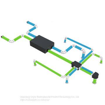 PE Pipe Tube  Flexible Corrugated Bellow Tube Hose Conduit Pipe ,for Ventilation System Air Duct