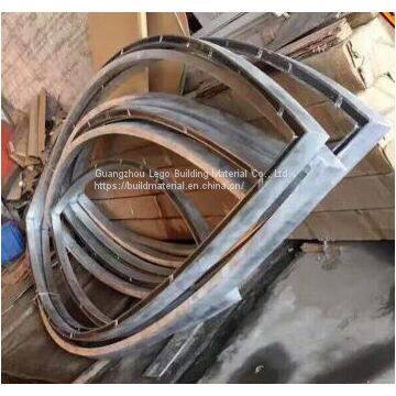 U-shaped Aluminum Square Pass Swimming Pool Customized