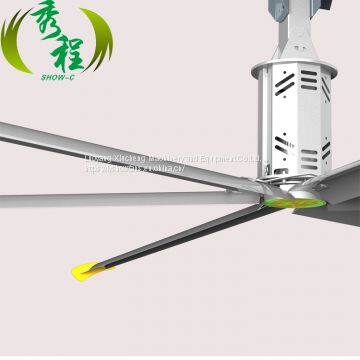 Aluminum Alloy Blade 12ft-24ft Hvls Air Cooler Industrial Large Ceiling Fan