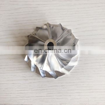 K26 55.00/72.00mm 7+7 blades turbo milling/aluminum 2618/billet compressor wheel