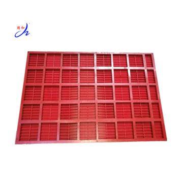 Polyurethane screens used in mining service with PU