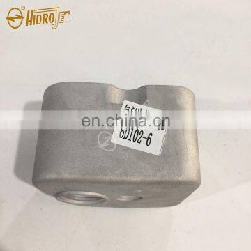6D102 Engine Part Valve Cover 3928405 Valve Chamber Cover 2 Holes for Pc200-7 Pc200-6