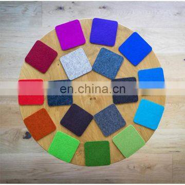 Various Shapes 100% Polyester 3mm Felt Coaster photo-7