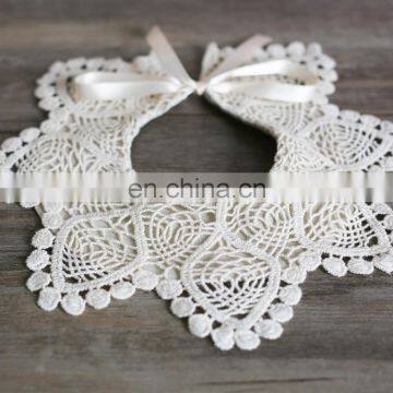 Baby Girls 100% Cotton Lace Bibs Baby Burp Cloths 0-3Year photo-2