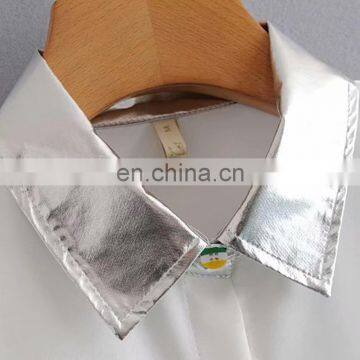 TWOTWINSTYLE Print Hit Color Women's Shirt Long Sleeve Casual Loose Female Blouse photo-2