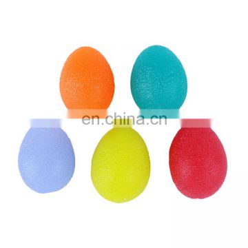 Silicone Egg-shaped Colorful Balls Silicone Hand grip ball ,Finger massage ball