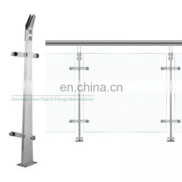 Hot Popular Glass Ss Balustrade Glass Balcony Railing Glass Balustrade Manufacturer China photo-5