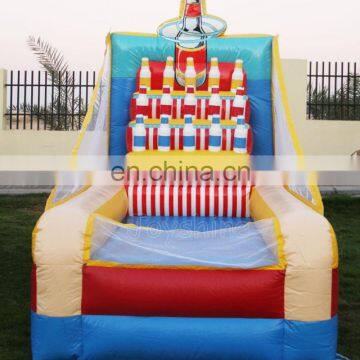 3pcs Inflatable Stalls Game Packages Active Fun Carnival Games Basketball Toss Shooting photo-5