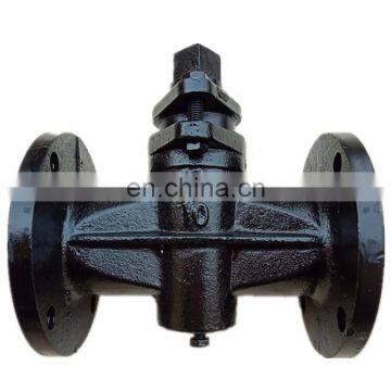 Grey Iron Casting PN16 PN25 stainless steel plug Flanged Plug Valve