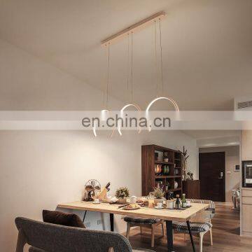 Dining room chandelier modern minimalist small dining table lamp creative bar counter office led Nordic dining room lamp