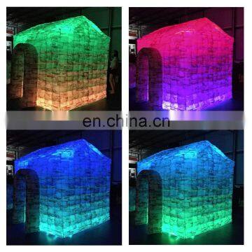 China Manufacturer Inflatable Photo Booth Enclosure DJ Place Cube Tent photo-3