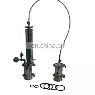 BHO 90 gr Extractor Dewax Column Passive Closed Loop Extractor With Splatter Platter photo-2