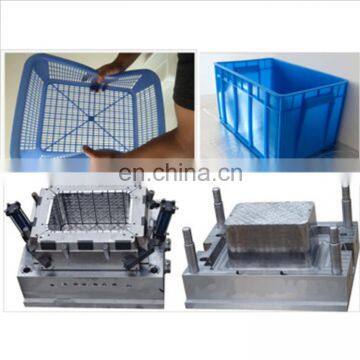 Basket Spare Parts Plastic Injection Moulding / Plastic Cloth Laundry Basket Home Furniture Mould / Plastic High Strength Square photo-6