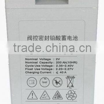 free maintenance 2v deep cycle battery agm battery 2v 2v battery 200ah